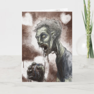 Zombie Sweetheart Card