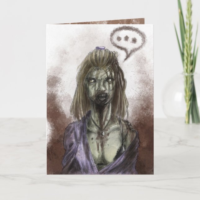 Zombie Sweetheart Card (Front)