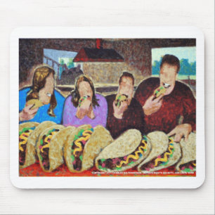 Zombie Taco Tuesday Mouse Mat