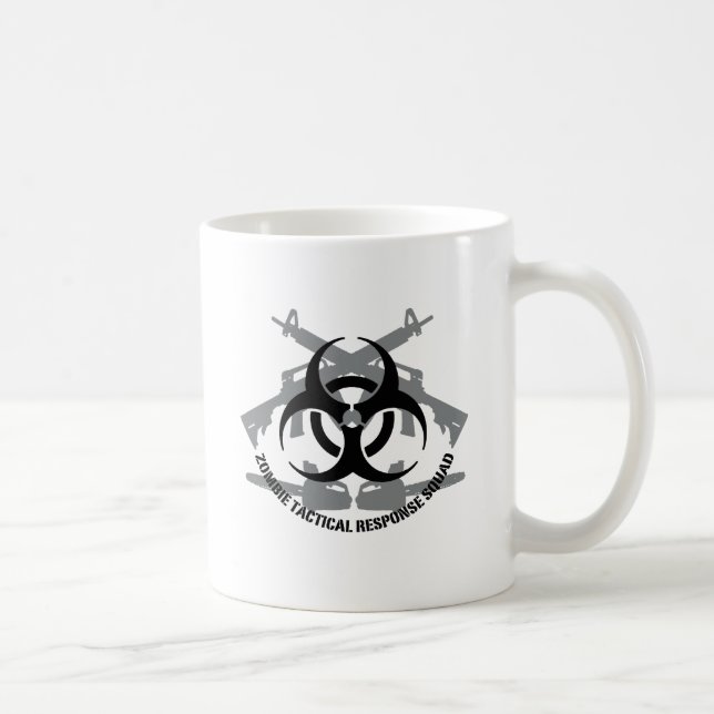 Zombie tactical response squad coffee mug (Right)