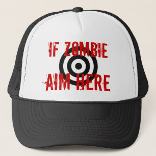 Zombie Target Trucker Hat