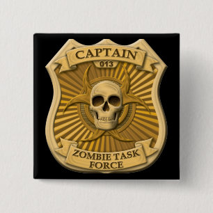 Zombie Task Force - Captain Badge