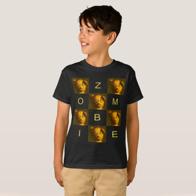 Zombie Teddy Bear Children's T-shirt (Front Full)