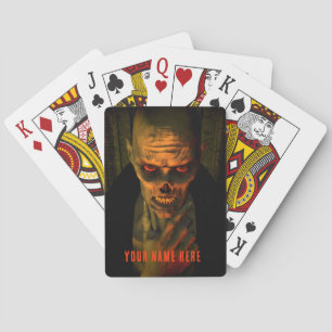Zombie thinking playing cards