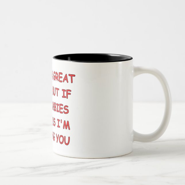 Zombie Trip Two-Tone Coffee Mug (Right)