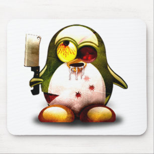 Zombie Tux (Linux Tux) Mouse Mat
