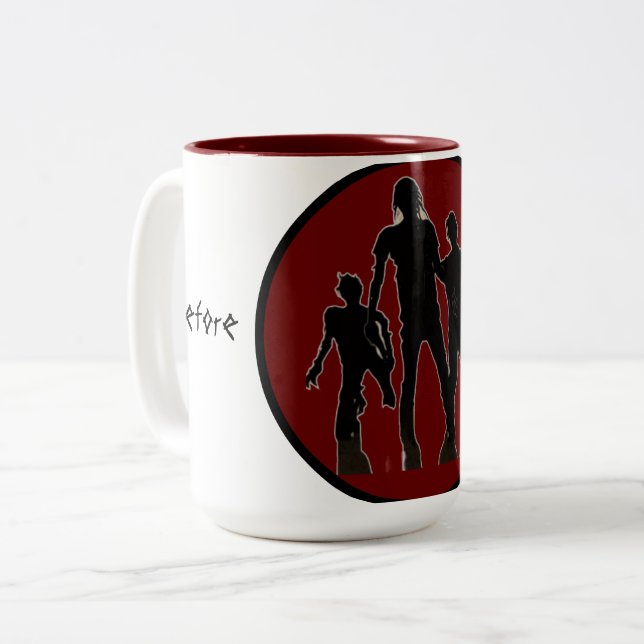 Zombie Two-Tone Coffee Mug (Front Left)