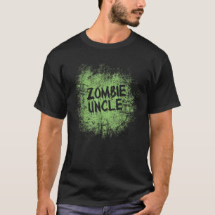 Zombie uncle cool lazy halloween costume zombies f T-Shirt