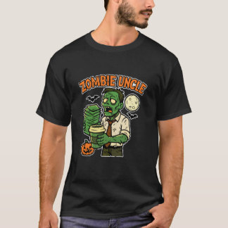 Zombie Uncle with Coffee T-Shirt