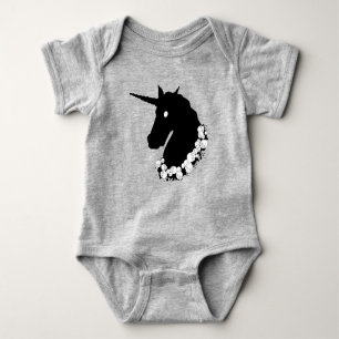 Zombie Unicorn Baby Bodysuit