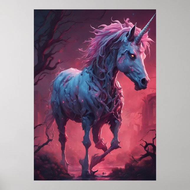 Zombie Unicorn  Poster (Front)