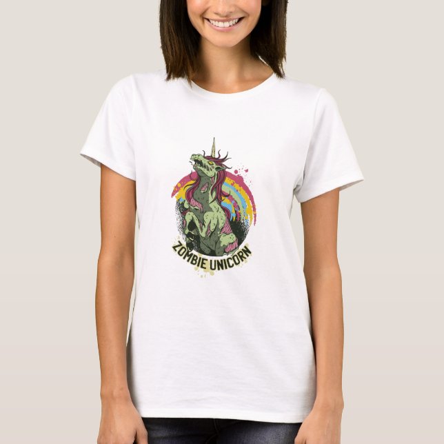 Zombie unicorn T-Shirt (Front)
