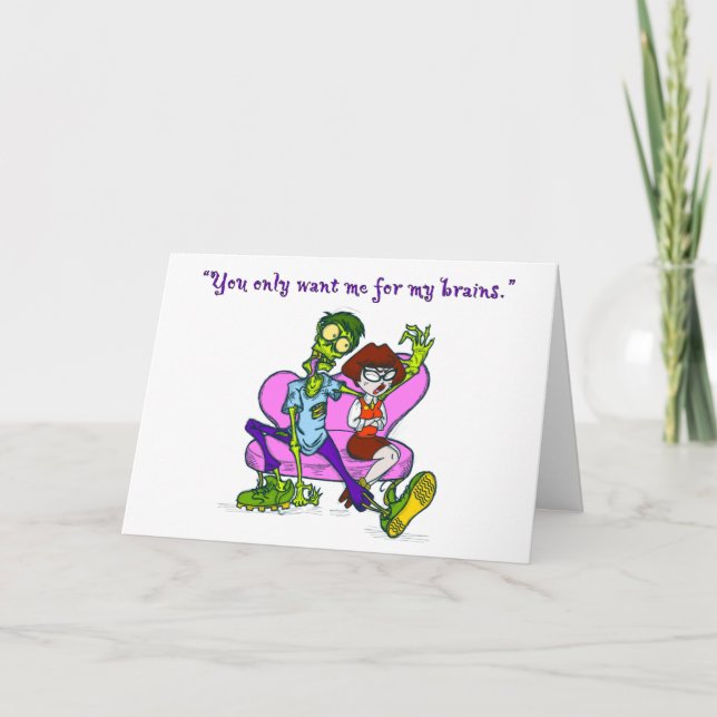 Zombie Valentine Card (Front)
