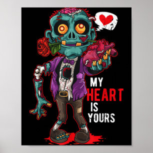 Zombie Valentine My Heart Belongs To You Poster