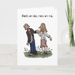Zombie Valentine's Day Card - Love Card