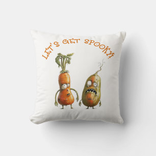  Zombie vegetables  Halloween  Cushion