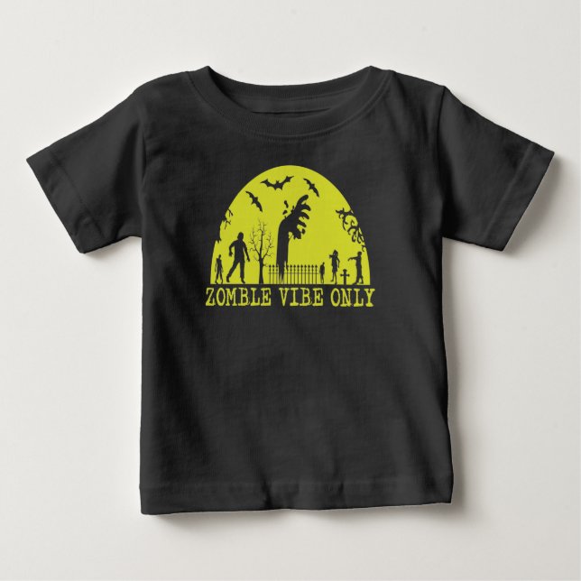 Zombie Vibe Only  T-Shirt (Front)