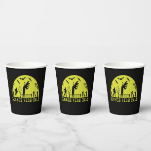 Zombie Vibes Only Paper Cups
