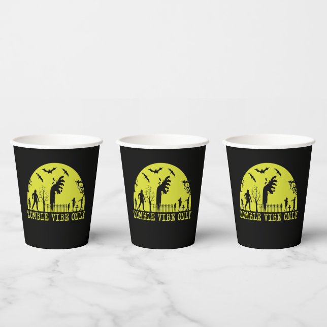 Zombie Vibes Only   Paper Cups (Multi)