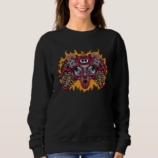 Zombie Video Game Controller Gamer Halloween Costu Sweatshirt