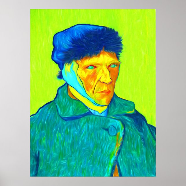 Zombie Vincent Van Gogh Poster (Front)