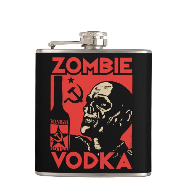 Zombie Vodka flask (Front)