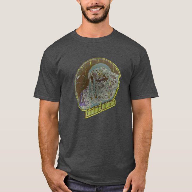 Zombie Walrus Original-Distressed  G T-Shirt (Front)
