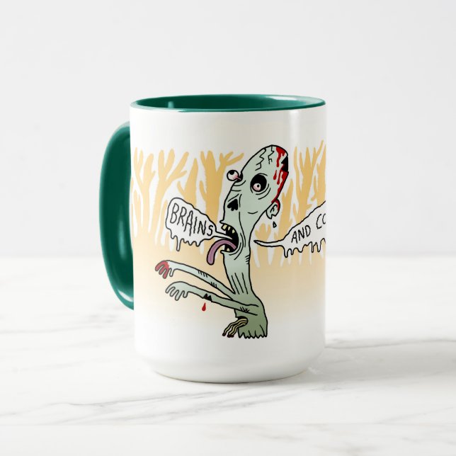 Zombie wants coffee mug (Front Left)