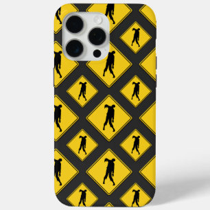 Zombie Warning Halloween iPhone 15 Pro Max Case