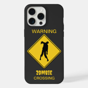 Zombie Warning Halloween iPhone 15 Pro Max Case