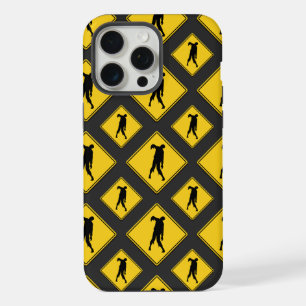 Zombie Warning Halloween iPhone 15 Pro Max Case