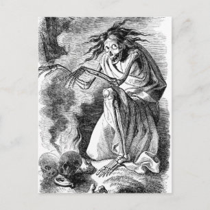Zombie Witch of Elfinland Wud Postcard