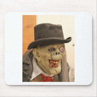 Zombie with Cigar and Top Hat Mouse Mat