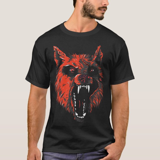 Zombie wolf T-Shirt (Front)