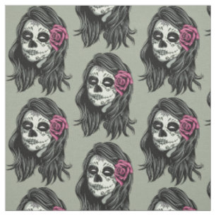Zombie Woman custom colour fabric