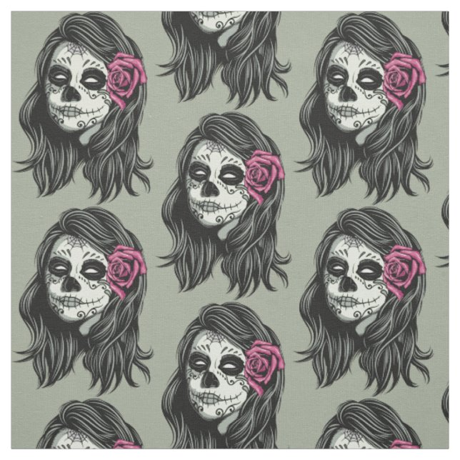 Zombie Woman custom colour fabric (Swatch)