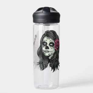 Zombie Woman custom name Water Bottle