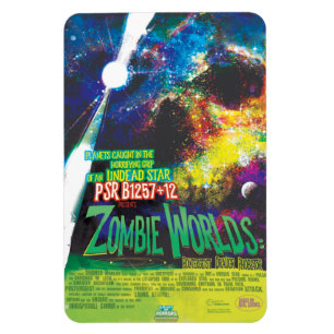 Zombie Worlds Halloween Galaxy of Horrors Magnet
