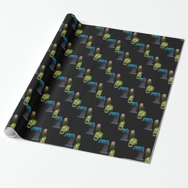 zombie wrapping paper (Unrolled)