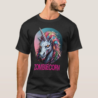 Zombiecorn Zombie Unicorn I Love Brainbows Punk Ha T-Shirt