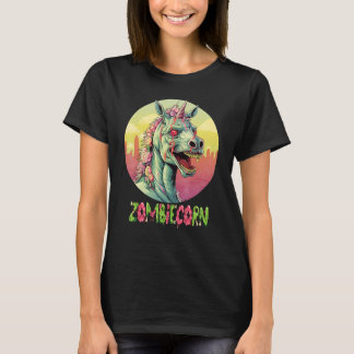 Zombiecorn Zombie Unicorn I Love Brainbows Punk Ha T-Shirt
