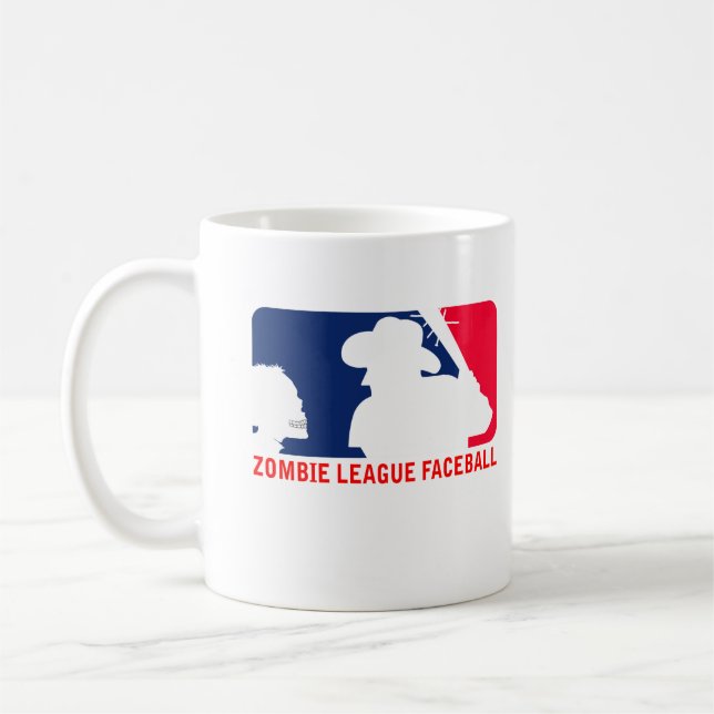 ZombieLeagueFaceball, ZombieLeagueFaceball Coffee Mug (Left)