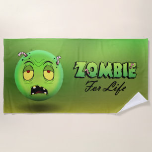 Zombiemoji Beach Towel