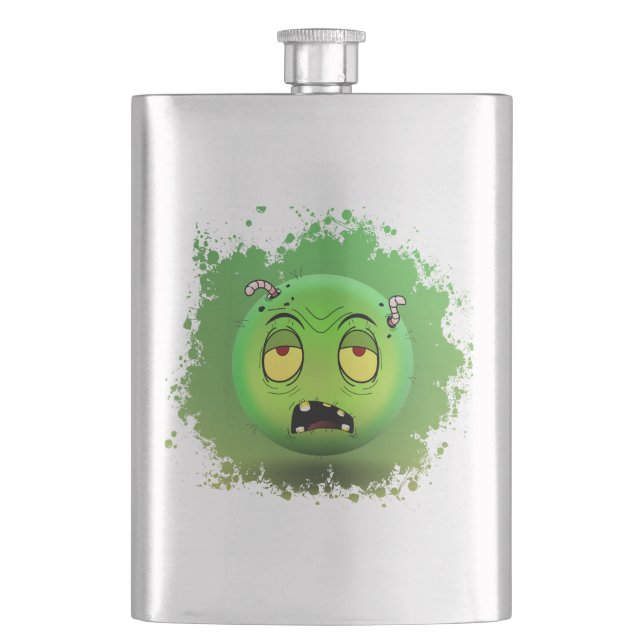 Zombiemoji Flasers Hip Flask (Front)