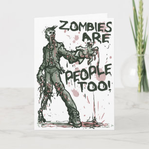 Zombies are People too Gear Card