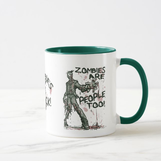 Zombies are People too Gear Mug (Right)