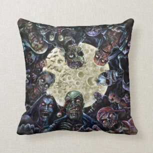 Zombies Attack (Zombie Horde) Cushion