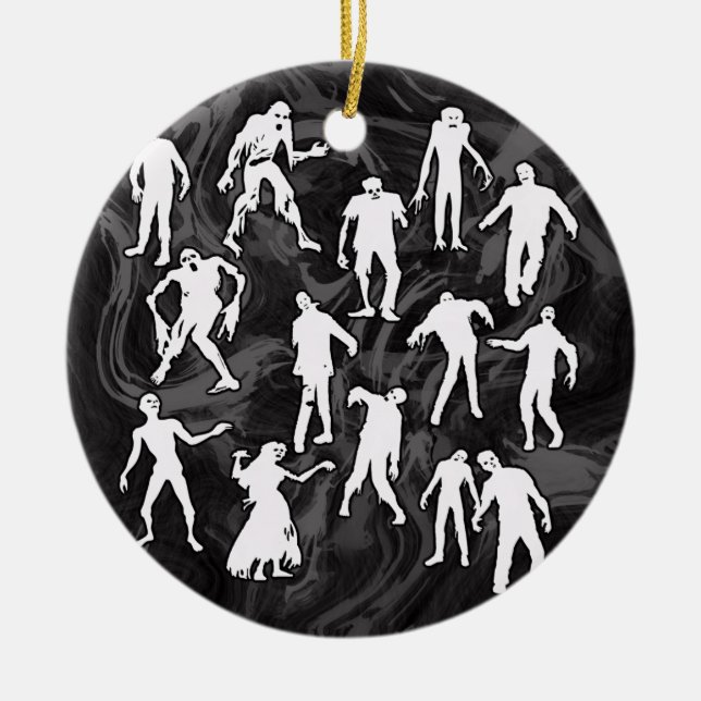 ZOMBIES CERAMIC TREE DECORATION (Front)