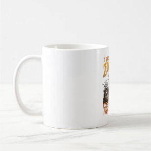 Zombies Chase Us Halloween Graveyard Crescent Moon Coffee Mug