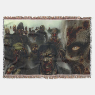 Zombies Coming For You Throw Blanket